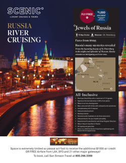 Jewels of Russia River Cruise September 3-17