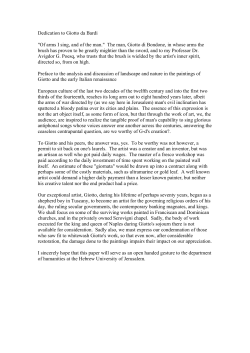 Dedication to Giotto da Bardi