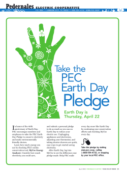 PEC Earth Day - Pedernales Electric Cooperative