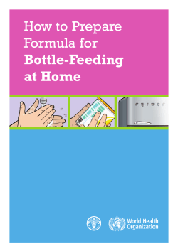How to Prepare Formula for Bottle-Feeding at Home