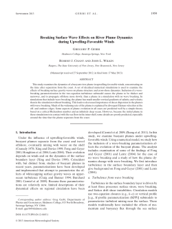 Breaking Surface Wave Effects on River Plume Dynamics during