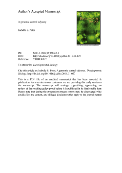 A genomic control odyssey