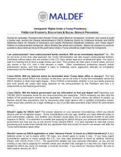 Immigrants` Rights Under a Trump Presidency