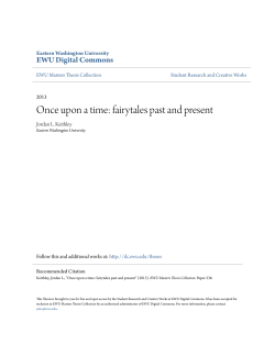 Once upon a time: fairytales past and present