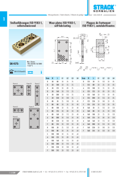 Stollenf&uuml;hrungen ISO 9183-1, selbstschmierend