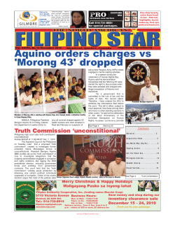Filipino Star - December 2010 Edition