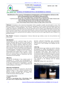- Journal of Pharmaceutical and Biomedical Sciences
