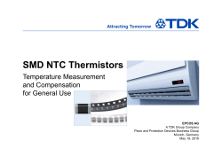 SMD NTC Thermistors