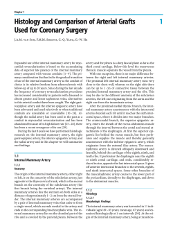 1 Histology and Comparison of Arterial Grafts Used for Coronary