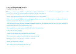 FFT May 2015 to July 2015 Comments