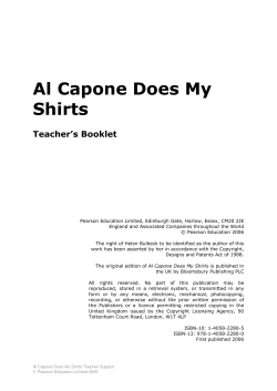 Al Capone Does My Shirts
