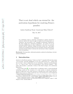 That is not dead which can eternal lie: the aestivation hypothesis for
