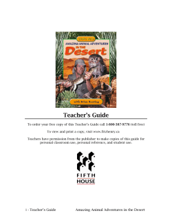 Teacher`s Guide