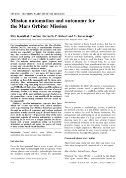 Mission automation and autonomy for the Mars Orbiter Mission