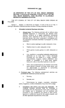 Allowed Uses. The following activities with or without using deemed