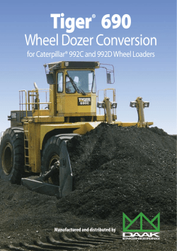 Tiger&reg; 690 Wheel Dozer Conversion