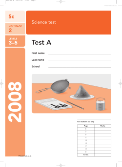 Paper A - Primary Tools