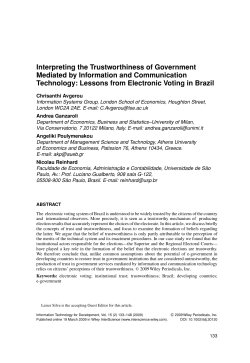 Interpreting the Trustworthiness of Government Mediated by