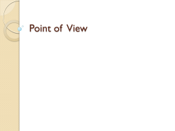 Point of View Notes