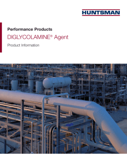 Huntsman Gas Brochure - Huntsman Corporation