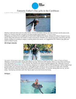 Fantastic Father`s Day gifts in the Caribbean