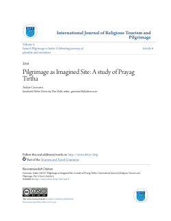 Pilgrimage as Imagined Site: A study of Prayag Tirtha