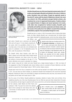 Christina Rossetti: &ldquo;My Secret&rdquo;