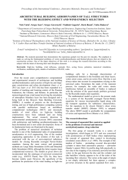 193 ARCHITECTURAL BUILDING AERODYNAMICS OF TALL