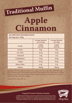 Apple Cinnamon