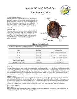 Softball Glove Resource Guide