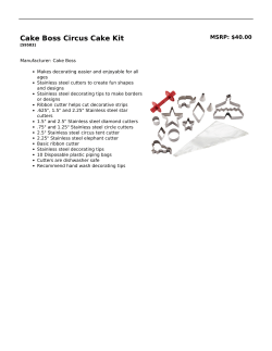 Cake Boss Circus Cake Kit