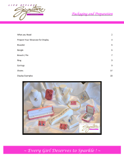 Packaging and Preparation - Life Styles Signature Collection