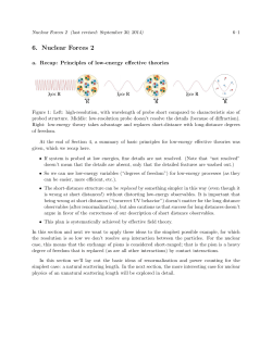 6. Nuclear Forces 2