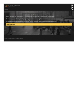 Sara L. Bagg - Miller Thomson