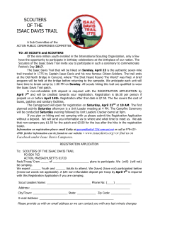 scouters of the isaac davis trail