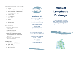 Manual Lymphatic Drainage