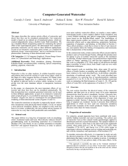 Computer-Generated Watercolor