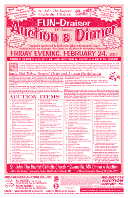 Auction Poster - Mid American Auction Inc.