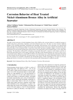 Corrosion Behavior of Heat Treated Nickel