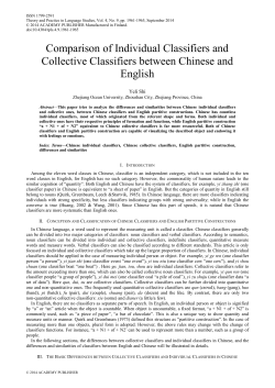 Comparison of Individual Classifiers and Collective Classifiers