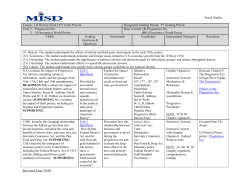 (1)In bold text, Knowledge and Skill Statement