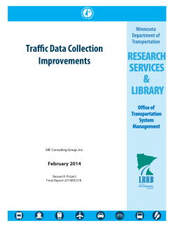 Traffic Data Collection Improvements