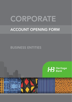 corporate account form