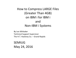 How to Compress LARGE Files (Greater Than 4GB) on