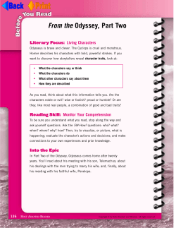 From the Odyssey, Part Two