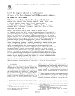 Overview of the Rock Abrasion Tool (RAT) magnet investigation on