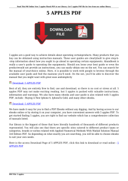 5 apples pdf