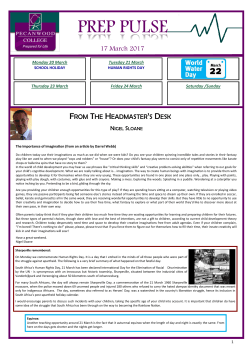 prep pulse - Pecanwood College