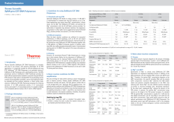 Product information for DyNAzyme&trade; EXT DNA Polymerase