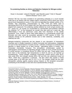 Fe-containing Zeolites as Active and Selective Catalysts for Nitrogen